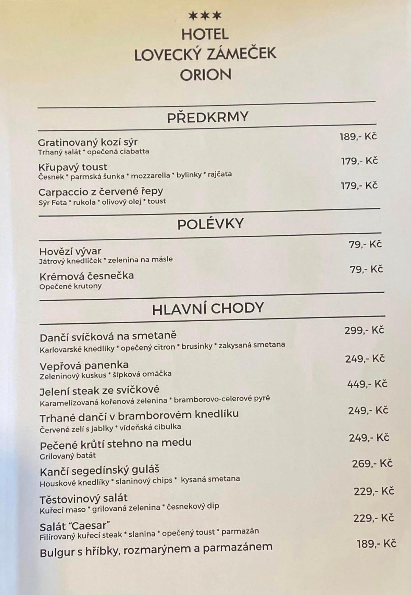 Hotel Lovecky Zamecek Orion Liberec Eksteriør bilde